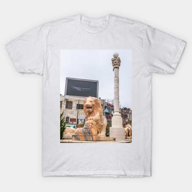 Ramallah Al-Manara Square view T-Shirt by TDArtShop